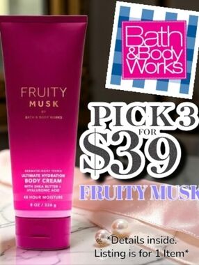 Bath & Body Works Fruity Musk Body Cream